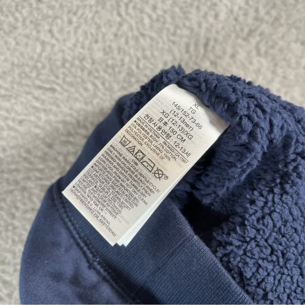 Gap Kids NWT Navy Blue Cozy Lined Sweatpants‎ Size XL (12)